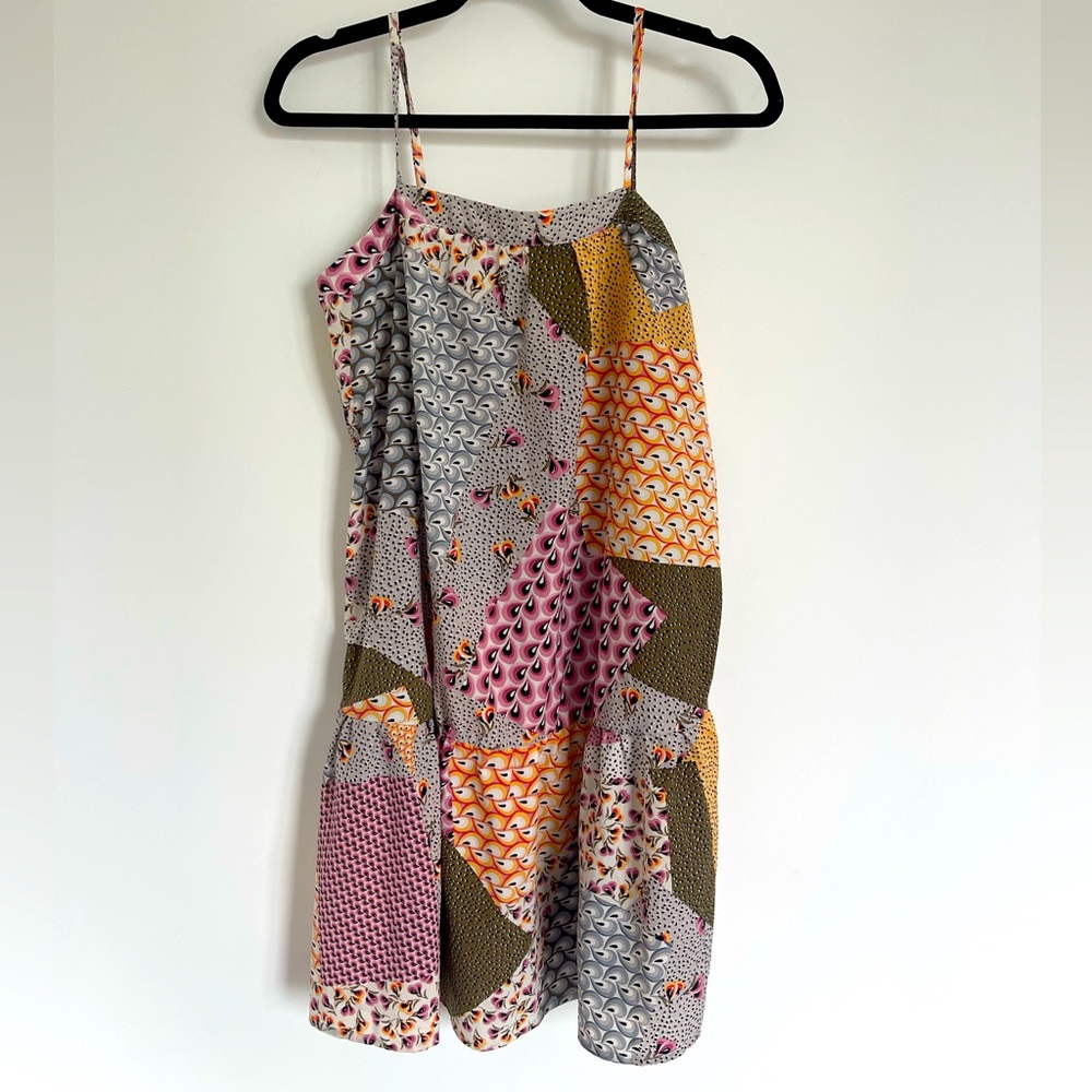 Quilt Pattern Adjustable Strap Dress - image 1